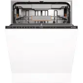 Gorenje GV673C65, Inbouwmodel, Volledige breedte (60 cm), RVS, Touchbediening, 2 manden, Mand