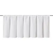 Elbersdrucke Bistro Gordijn Spume 45x140 cm wit semi-transparant
