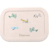 Kidzroom Small Talk Lunchbox - Beige - Vliegtuigen