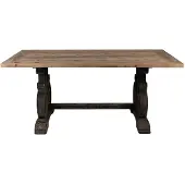 Clayre & Eef Eettafel 180x90x78 cm zwart hout