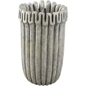 Ptmd - Pot Raffay - Grijs - 18x18x30cm