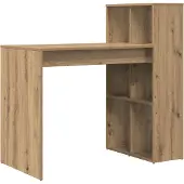 vidaXL Bureau, Artisan-eikenhout, houtvezel, 108 x 55 x 103,5 cm