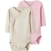 Name it NBNBODY 2P LS WRAP SOLID NOOS Unisex Body - Maat 56