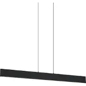QAZQA Moderne hanglamp zwart incl. LED 3-staps dimbaar Easylift - Straight