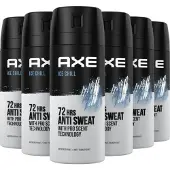 Axe Deospray – Ice Chill Dry – Voordeelverpakking 150 ml (6 stuks)