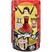 Miraculous Puppe, Hero Switch LadyNoir/BugNoir, 2-in-1 transformatie, vanaf 3 jaar