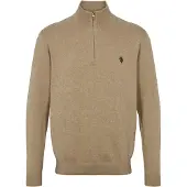 U.S. POLO ASSN. Trui 'UMBRISON' beige gemêleerd