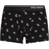 Karl Lagerfeld Boxershorts 'Ikon' greige / zwart / offwhite