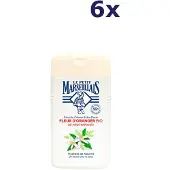 Le Petit Marseillais 6x Douchegel 250ML Oranjebloesems Wit
