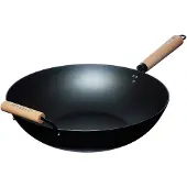 Mareld Wokpan Ø36 Cm - Wokken Koolstofstaal Roestvrij staal - MAR0353