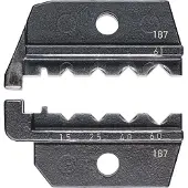 Knipex 97 49 61 Krimpinzetstuk Gedraaide contacten Geschikt voor tangen Harting 1.5 tot 6 mm² Geschikt voor merk 97 43 200, 97 43 E, 97 43 E AUS, 97 43