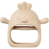 Nattou SILICONE Bijthandschoen - 11,5 cm - Klei