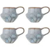 Creative Collection Bessie mokken blauw set van 4 stuks - 82072477