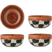 Bloomingville Check schaaltjes set van 4 stuks - 82072603
