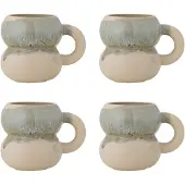 Bloomingville Luna kop 4-pack Blauw