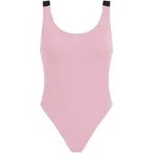 Calvin Klein Swimwear Badpak oudroze / zwart / wit