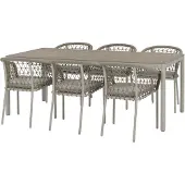 Intratuin 6-zits Diningset Veerle Met Alvera Beige