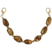 Manfield Olijfgroene bag charm | Maat adult