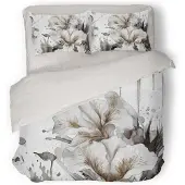 Eleganzzz Dekbedovertrek Micropercal Bloom Haven - multi 240x200/220cm