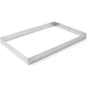 Hendi - Bakvorm - Roestvrijstalen Rechthoekig - 585x385x50mm - 1.5mm Dikte
