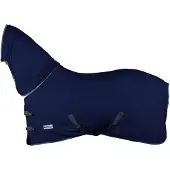 BASELINE Polar Combo Fleecedeken - Maat: 195 - Donkerblauw - Fleece