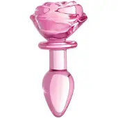 Booty Sparks - Rose Glass Anaalplug Small - Roze
