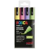 Posca Markeerset POSCA PC-5M Bright 4 Onderdelen