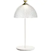 Kartell Tafellampe , Wit, Slaapkamer, Aluminium