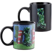 Paladone Minecraft Creeper Heat Change Mok – Officieel Gelicentieerde Kleurveranderende Beker met TNT‑Scene-