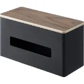 Yamazaki Tissuebox Rin Black