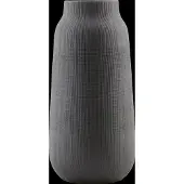 House Doctor - Groove Vaas - H35 cm - Zwart