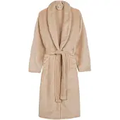 Good Morning Badjas Flanel Fleece Uni - sand - XS/S