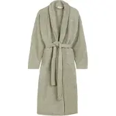 Hip Badjas Badstof Katoen - light sage - M/L