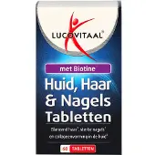 Lucovitaal Huid, Haar & Nagels met Biotine, Vitamine C & Zink, Voedingssupplement voor Volwassenen, Voor Huid, Haar en Nagels