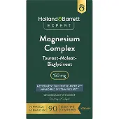 Holland & Barrett 1+1 gratis | Expert Magnesium Complex Tauraat-Malaat-Bisglycinaat 150mg - 90 tabletten