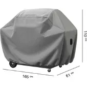 Aquashield Buitenkeukenhoes XL Grey (165 x 61 x 110 cm)