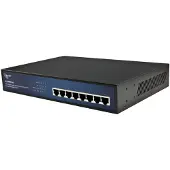 ALLNET ALL8808POE / 8-poorts Gigabit-switch met volledige PoE-ondersteuning, zonder ventilator
