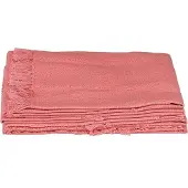 Mica Decorations Servet Villia Zalmroze 40 X 40 Cm 4 Stuks