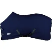 BASELINE Polar Fleecedeken - Paardendeken - Maat: 155 - Donkerblauw - Fleece