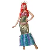 Atosa Mermaid Woman Costume Veelkleurig XS-S Kinderen