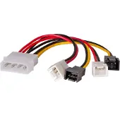 Akyga Molex-Adapterkabel Voor Pc-Voeding 2X3-Pins 12V 2X3-Pins 5V
