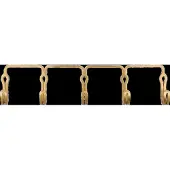 House Doctor Yra Haakrail 5 Haken - Ijzer Brass - 203666063