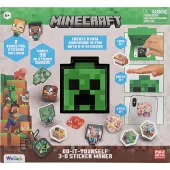 Minecraft 3d Sticker Maker Craft Kit Groen