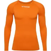 Hummel Functioneel shirt 'Comfort 2.0' donkeroranje / wit
