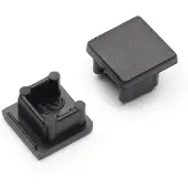ELP Onderdeel LED-strip | end cap zonder kabelopening zwart smart 10mm (2 stuks)
