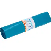 123schoon Afvalzakken Premium - LDPE - 120 L - 37 micron - blauw - 250 st