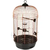 Flamingo parkietenkooi Sanna 2 koper vogelkooi 35x35x67cm