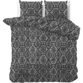 Sleeptime Elegance Dekbedovertrek Riley Cotton blend - Antraciet 240 x