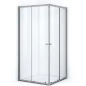Maxaro Ruby Essence Douchecabine | 100x100 cm Chroom Helder glas Schuifdeur Vierkant