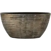 Bela Arte Bloempot Funchal Bruin / Goud 49 X 20 X 25 Cm